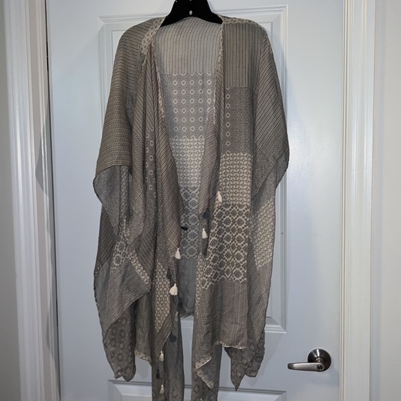 NWT Free People Boho Kimono Tassel - Picture 2 of 9